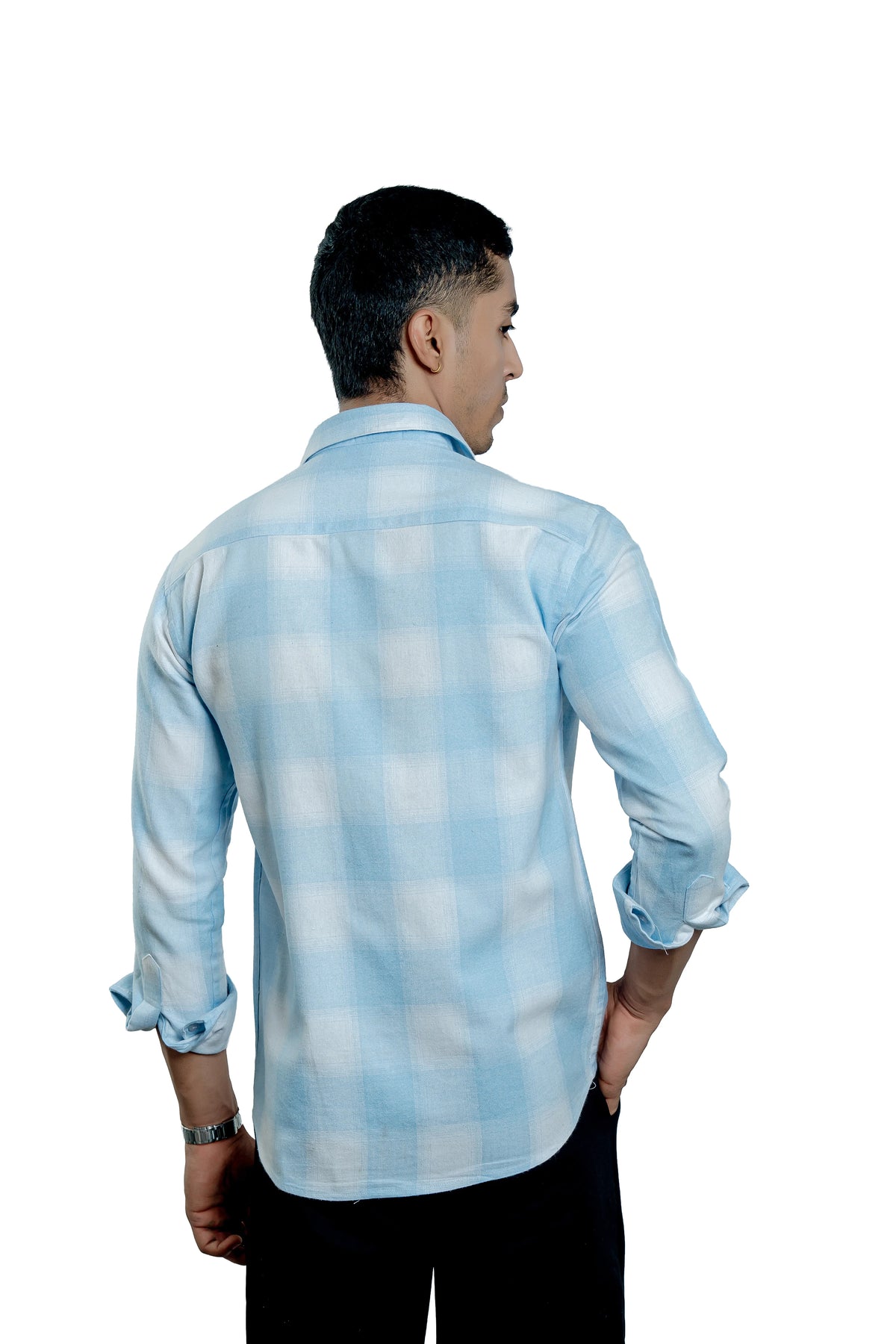 Soft Sand Flannel Check Shirt