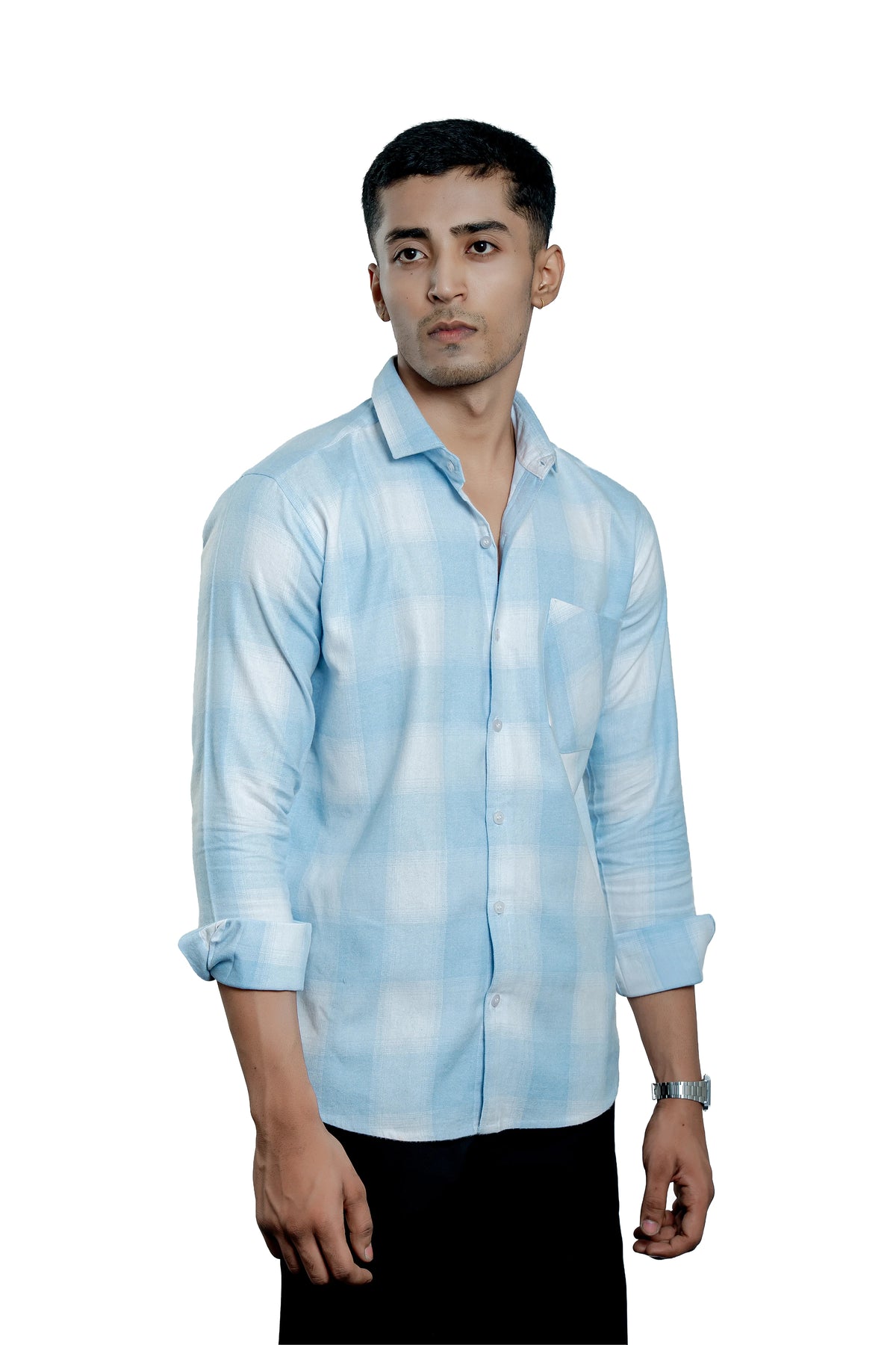 Soft Sand Flannel Check Shirt